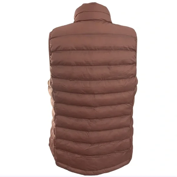 NWT Lightweight Polyfill Packable Puffer Vest Dusty Mauve Large - Picture 6 of 12